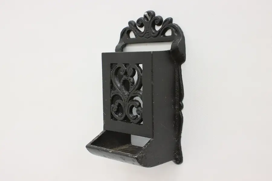 Photo of Victorian Antique Wall Hanging Match Holder