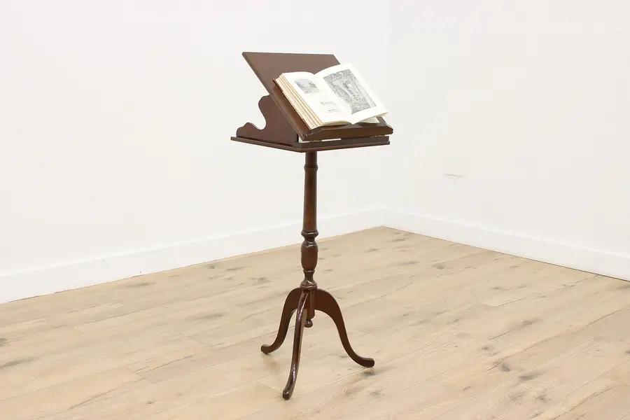 Photo of Traditional Vintage Birch Music or Book Stand, Bombay