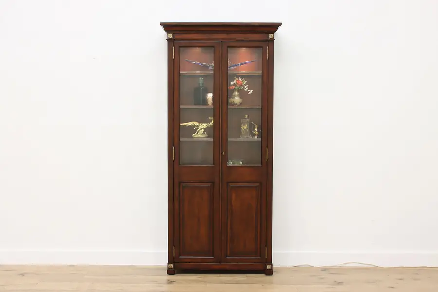Photo of Mahogany Vintage Display Cabinet or Bookcase, Theo Alexander