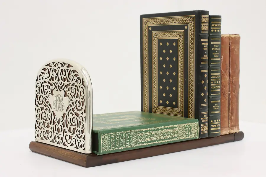 Photo of Sterling Silver Antique Book Holder Black Star & Frost
