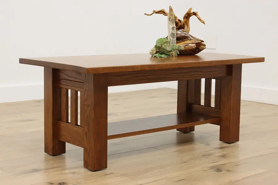 Photo of Craftsman Vintage Mission Oak Coffee Table