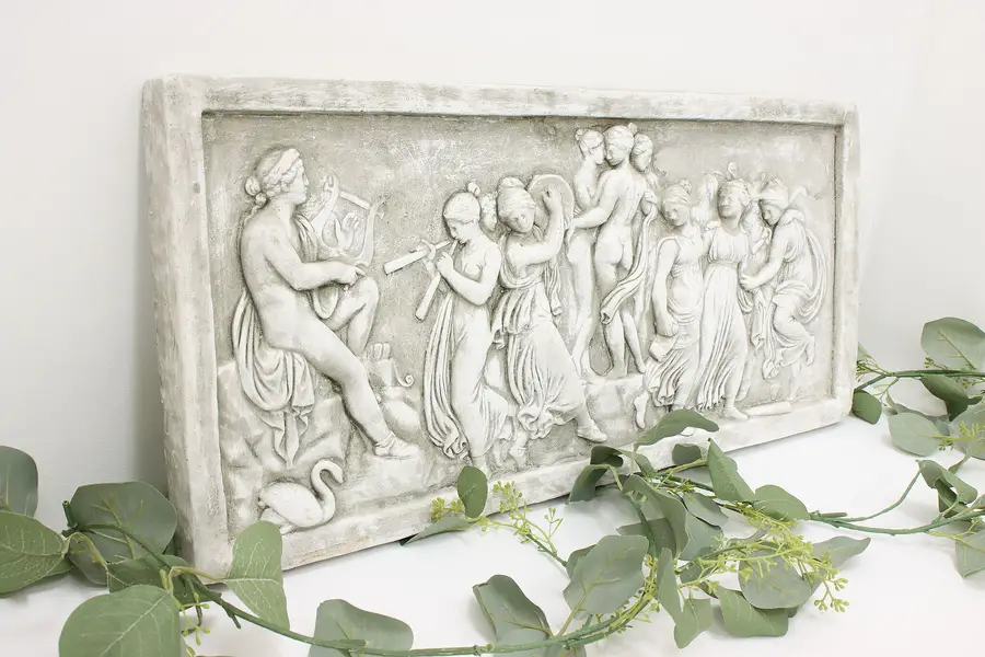Photo of Dance of the Muses Relief Sculpture Plaque after Thorvaldsen