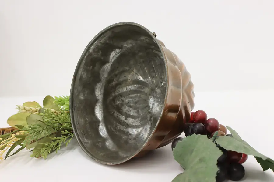 Photo of Farmhouse Antique Kitchen Copper Decorative Dessert Mold