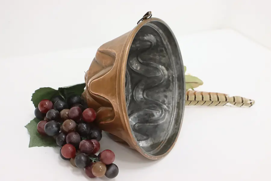 Photo of Farmhouse Kitchen Antique Copper Dessert Mold Wall Decor