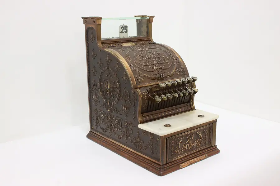 Photo of National Antique Barber Candy Store Bronze Cash Register
