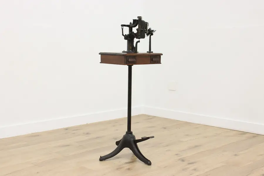 Photo of Victorian Industrial Antique Shoe Maker Machine Elliott