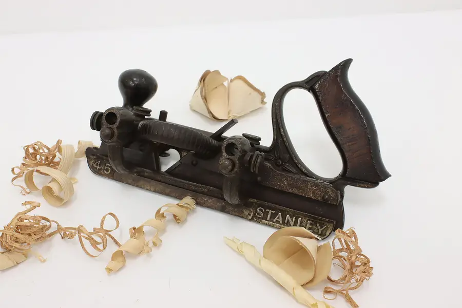 Photo of Farmhouse Antique Carpenter Woodworker Molding Plane Stanley