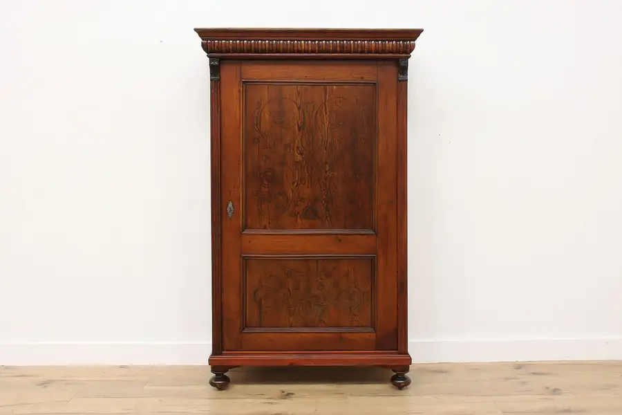 Photo of Victorian Farmhouse Antique Pine Armoire or Linen Closet