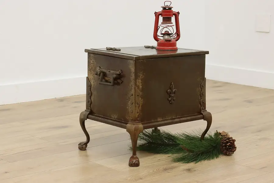 Photo of English Antique Bronze Finish Wine & Champagne Cooler Chest