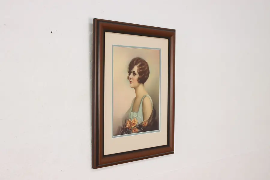 Photo of Miss Betty Portrait Antique Framed Print Hiebel 20.5"