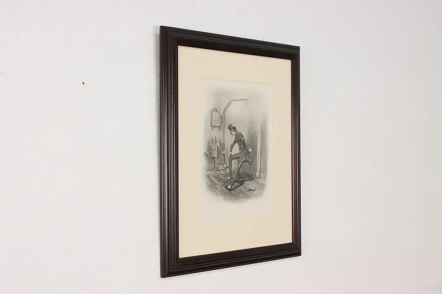 Photo of Alfred Jingle Antique Dickens Pickwick Print, Barnard 20"