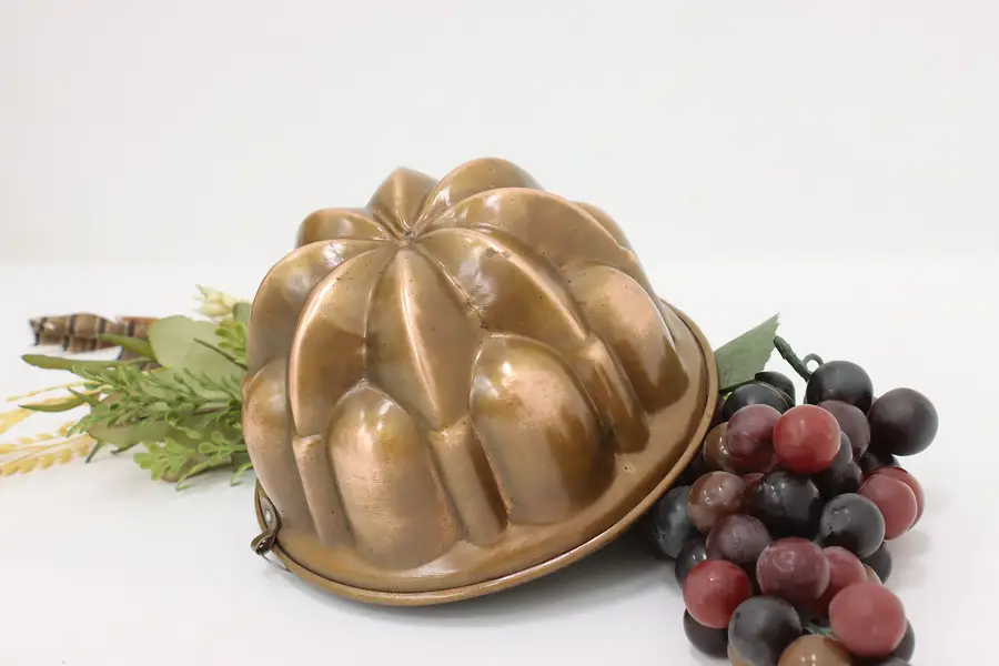 Photo of Farmhouse Vintage Copper Dessert Mold or Kitchen Decor
