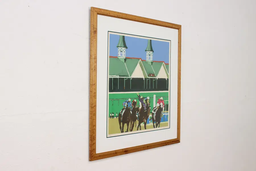 Photo of Kentucky Derby Vintage Original Serigraph Darby 33.5"