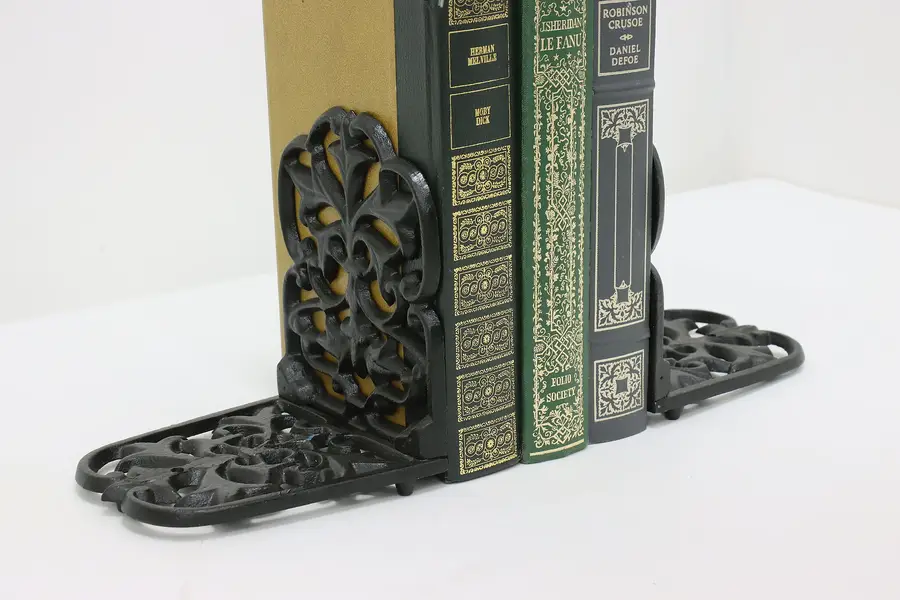 Photo of Pair of Cast Iron Antique Library or Office Bookends