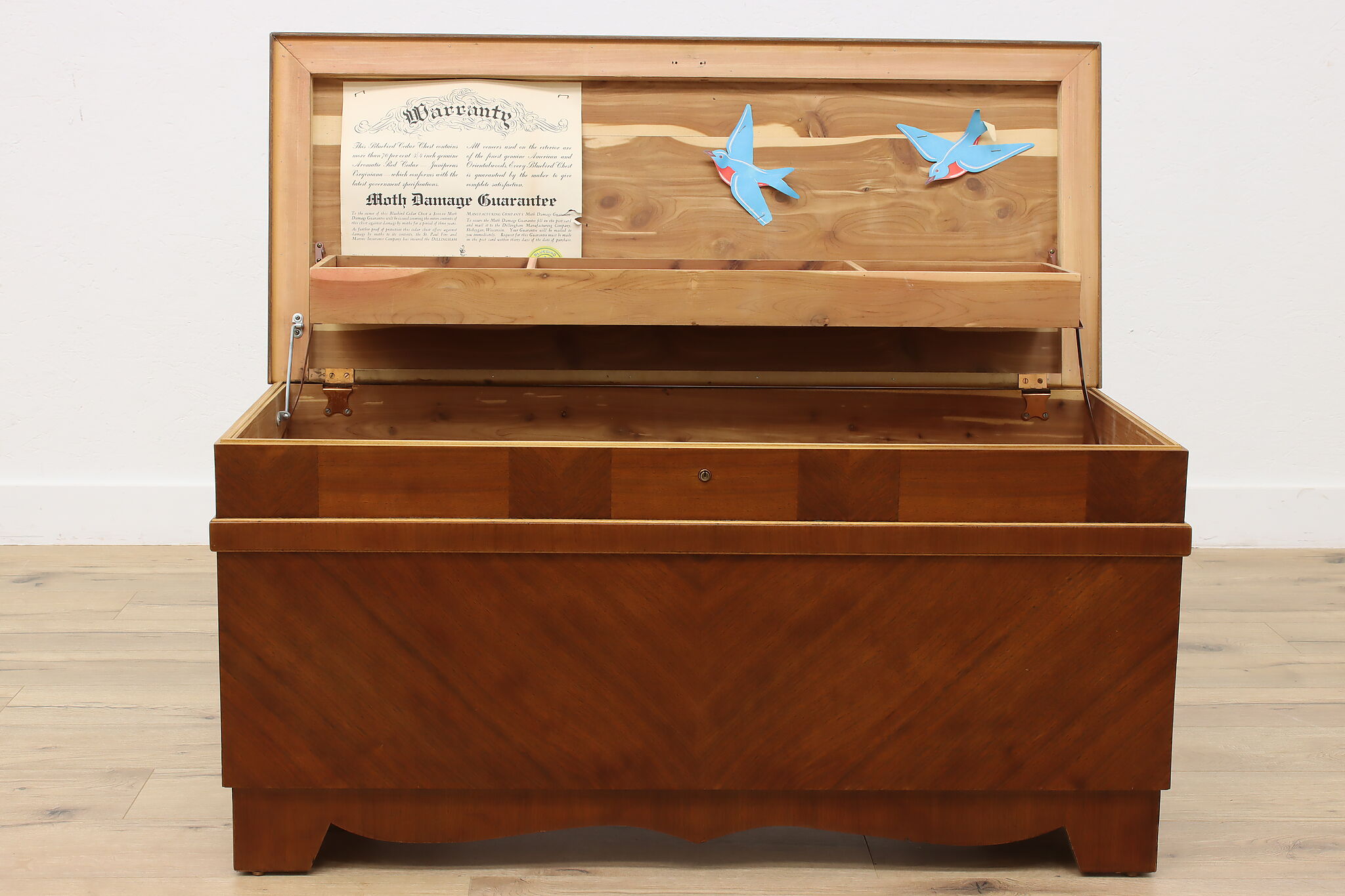 Midcentury Modern Vintage Cedar Blanket Chest Dillingham