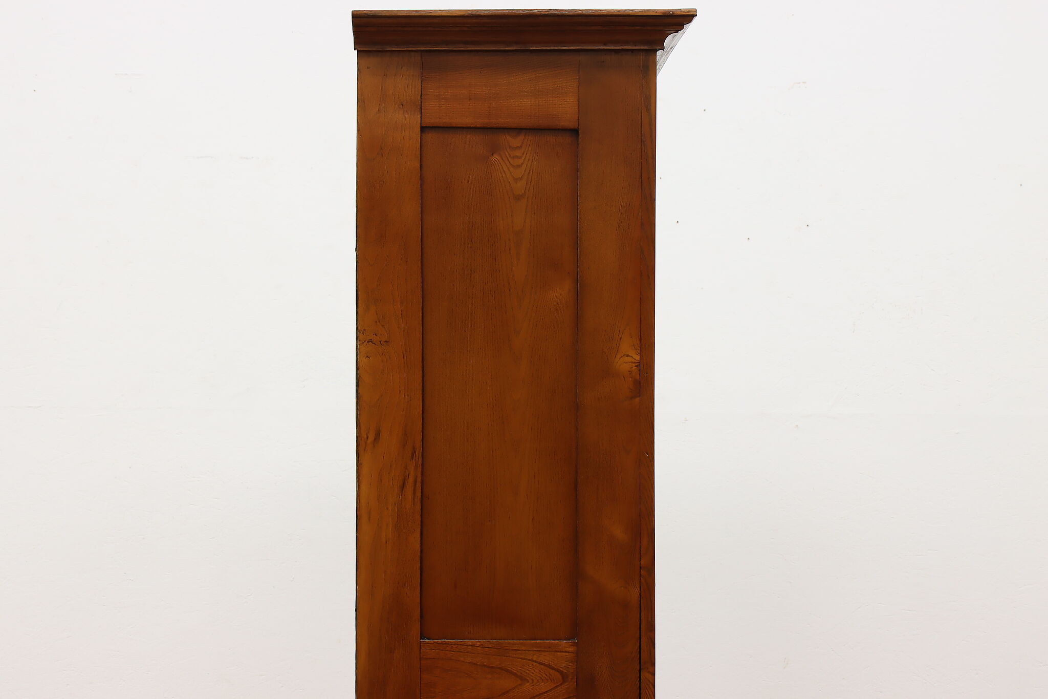Farmhouse Antique Ash Rustic Country Wardrobe Closet Armoire