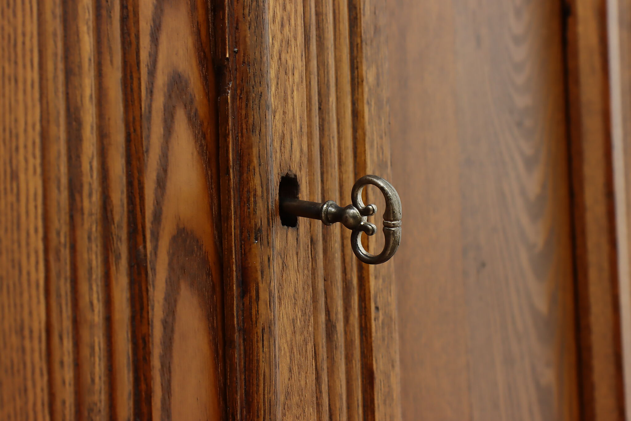 Farmhouse Antique Ash Rustic Country Wardrobe Closet Armoire