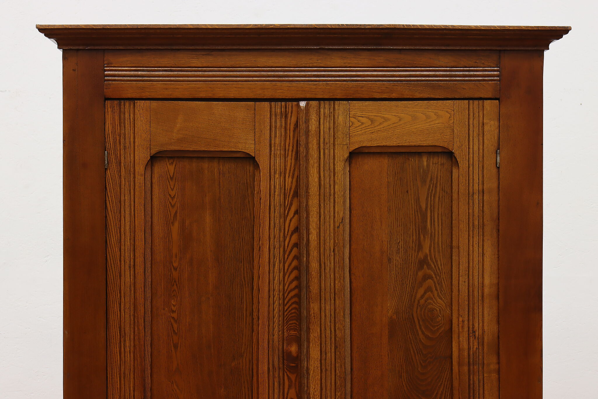 Farmhouse Antique Ash Rustic Country Wardrobe Closet Armoire