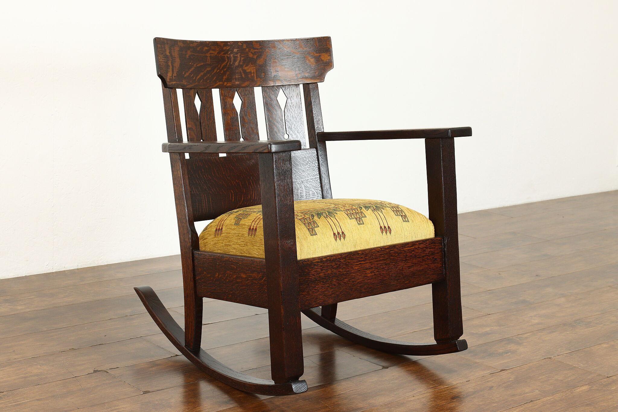 Craftsman Rocker Arts & Crafts Mission Oak Antique Rocker Craftsman Rocking Chair