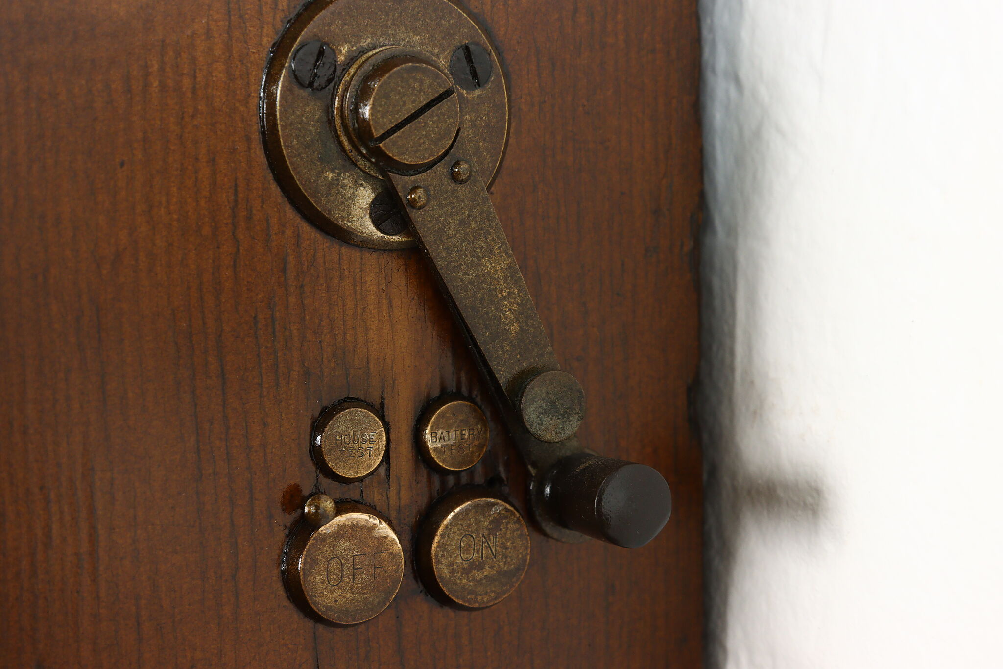 Victorian Antique Oak Servant or Butler Staff Call Box