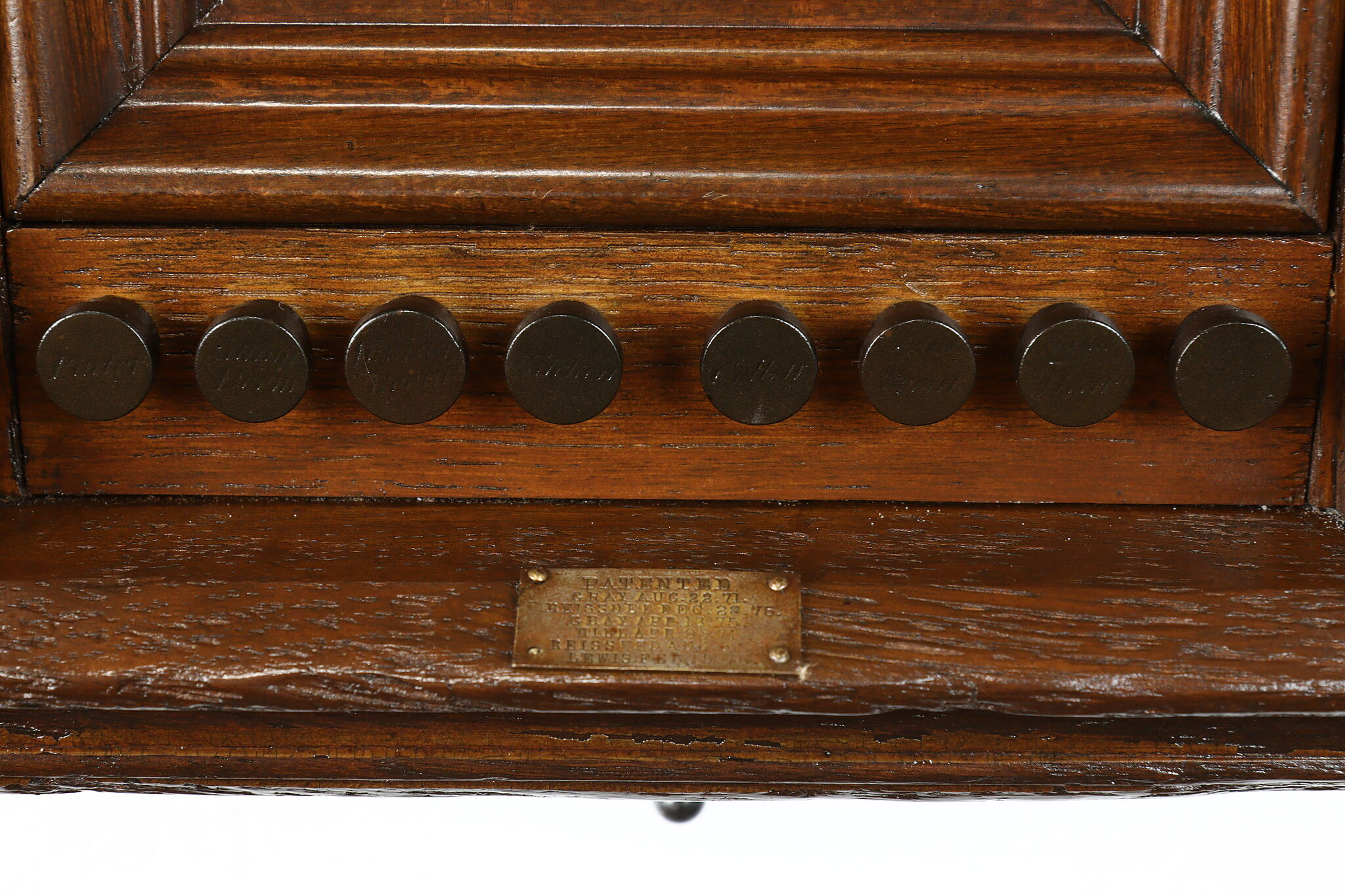 Butler Call Box Victorian Antique Oak Servant or Butler Staff Call Box