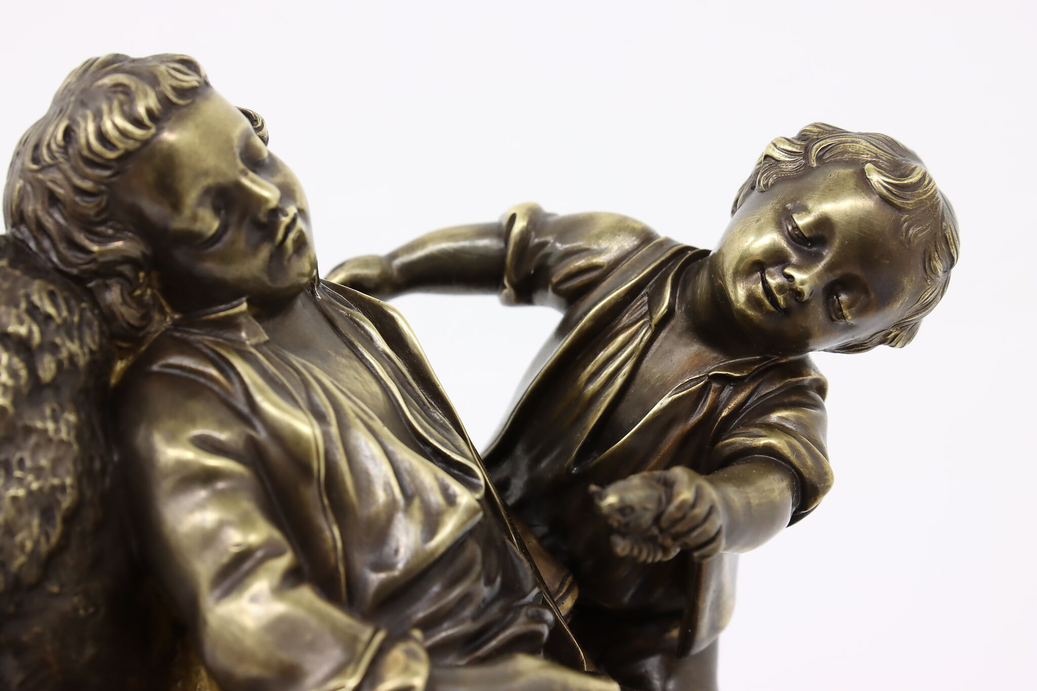 RFGTH Ornaments Statues Bronze Statue Boy fishing Sculpture Antique Artwork  Copper Figurine Statuette : : Home & Kitchen