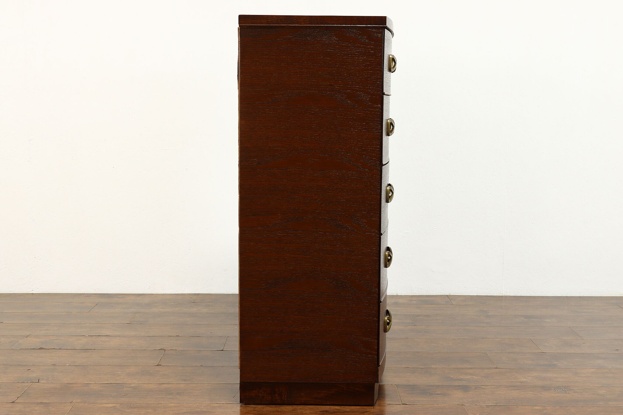 Midcentury Modern Vintage 5 Drawer Tall Chest or Dresser, Showers Bros