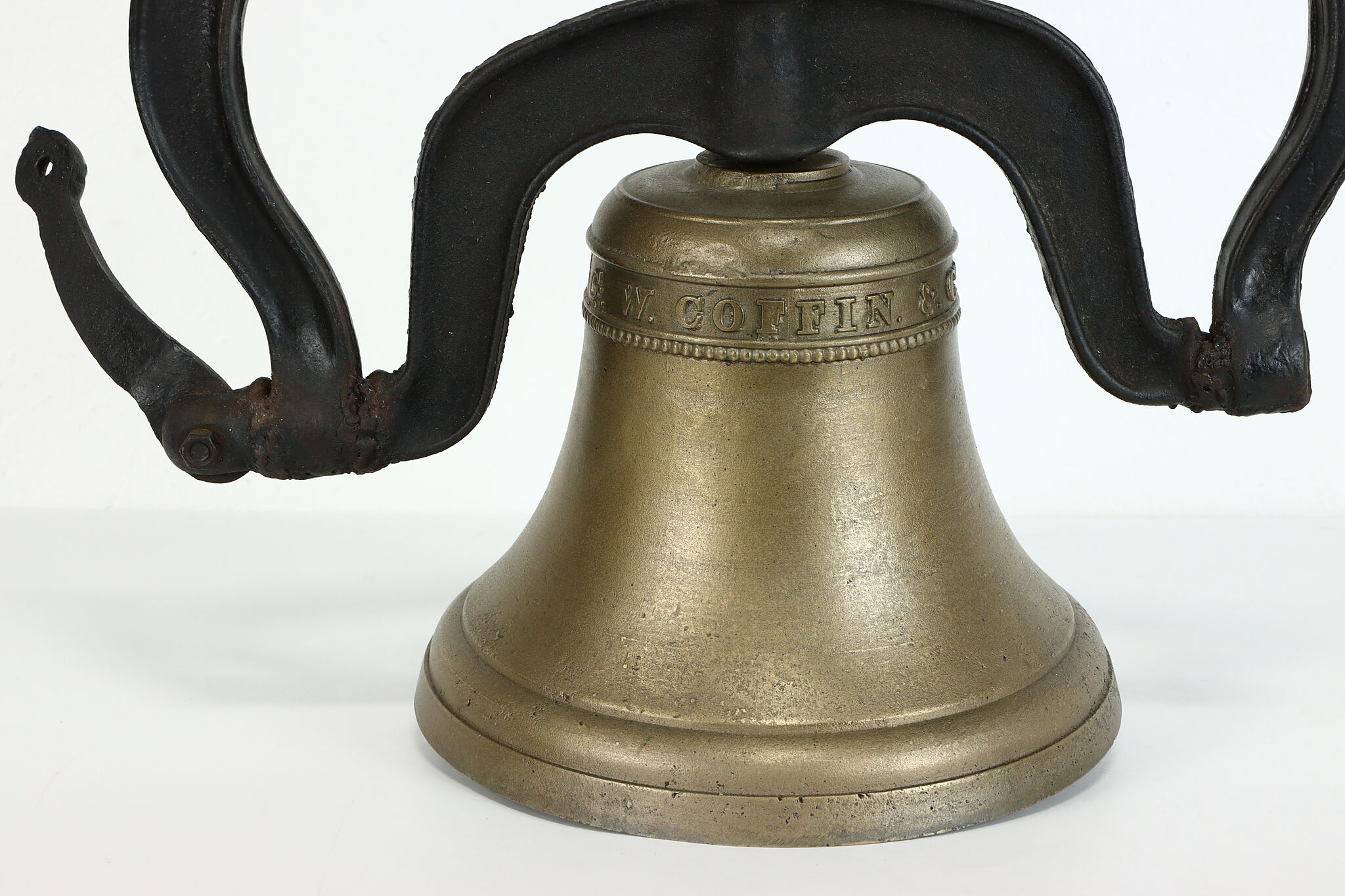 Elsher Bell - Brass with an Antique Finish - McGee & Co.