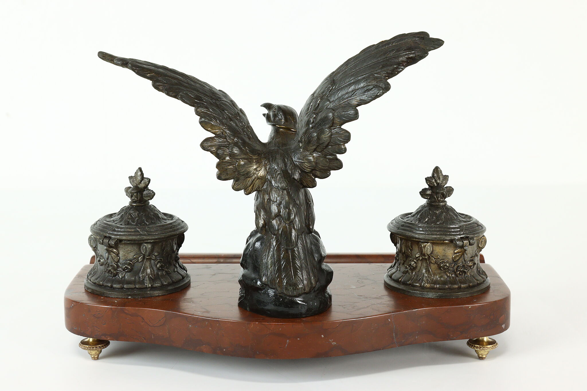 Napoleon Inkwell with a base - Bronze