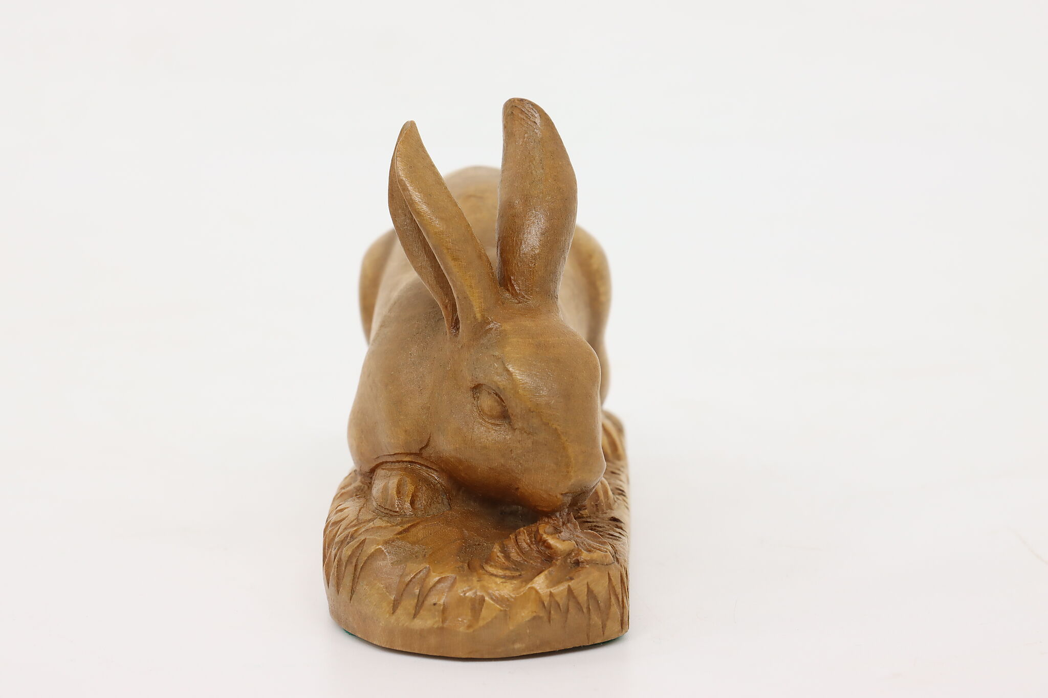 Swiss Alpine Vintage Folk Art Hand Carved Bunny or Rabbit Sculpture