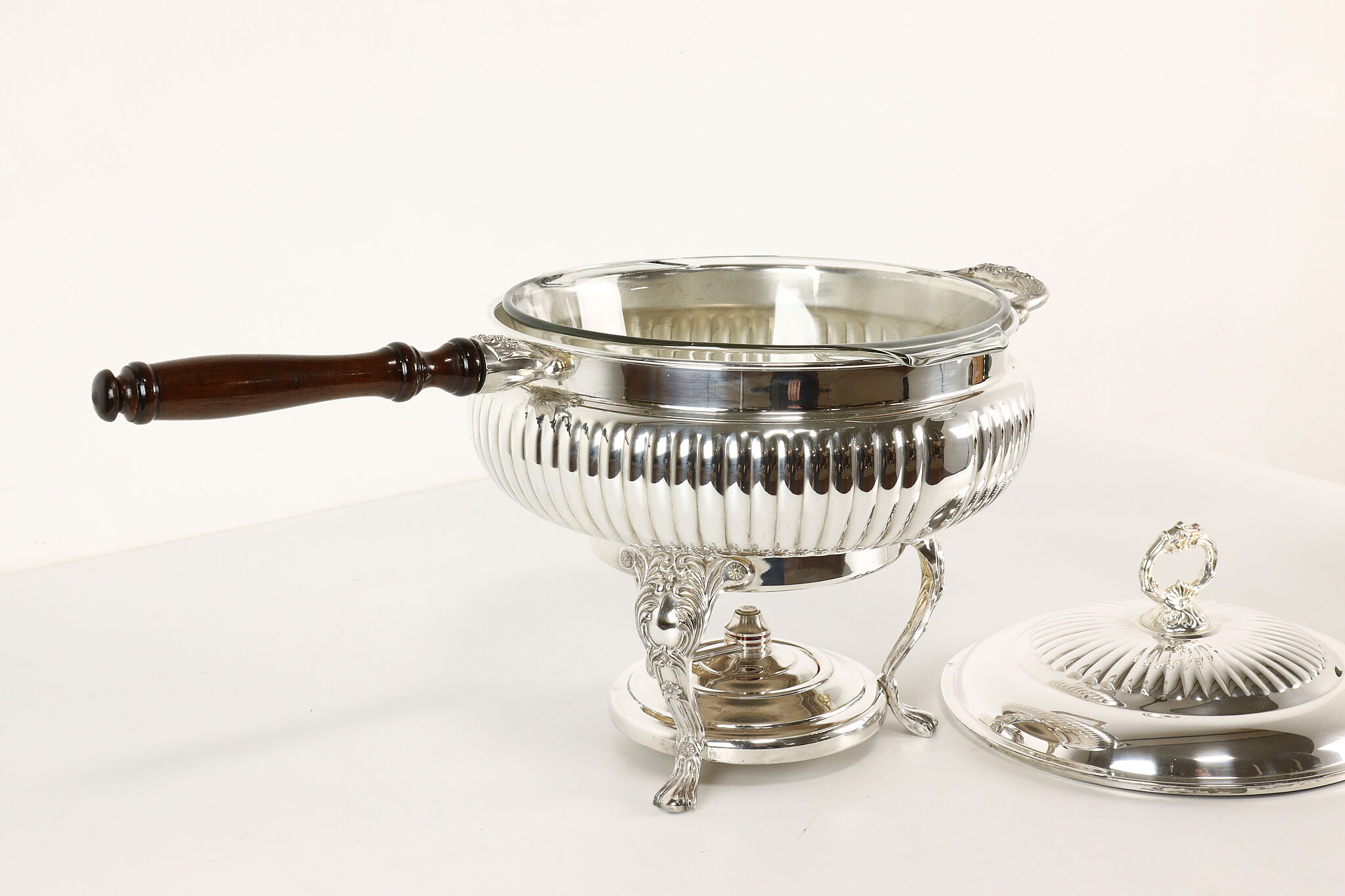Silverplate Vintage Chafing Dish Liner Burner Sheridan by Taunton