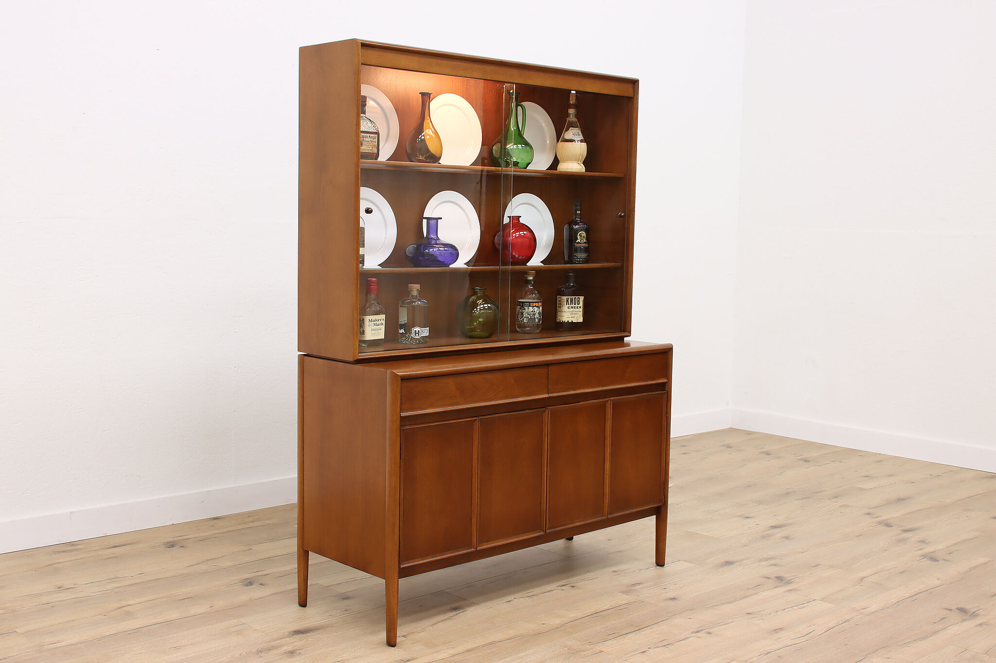 Vintage mid on sale century china cabinet