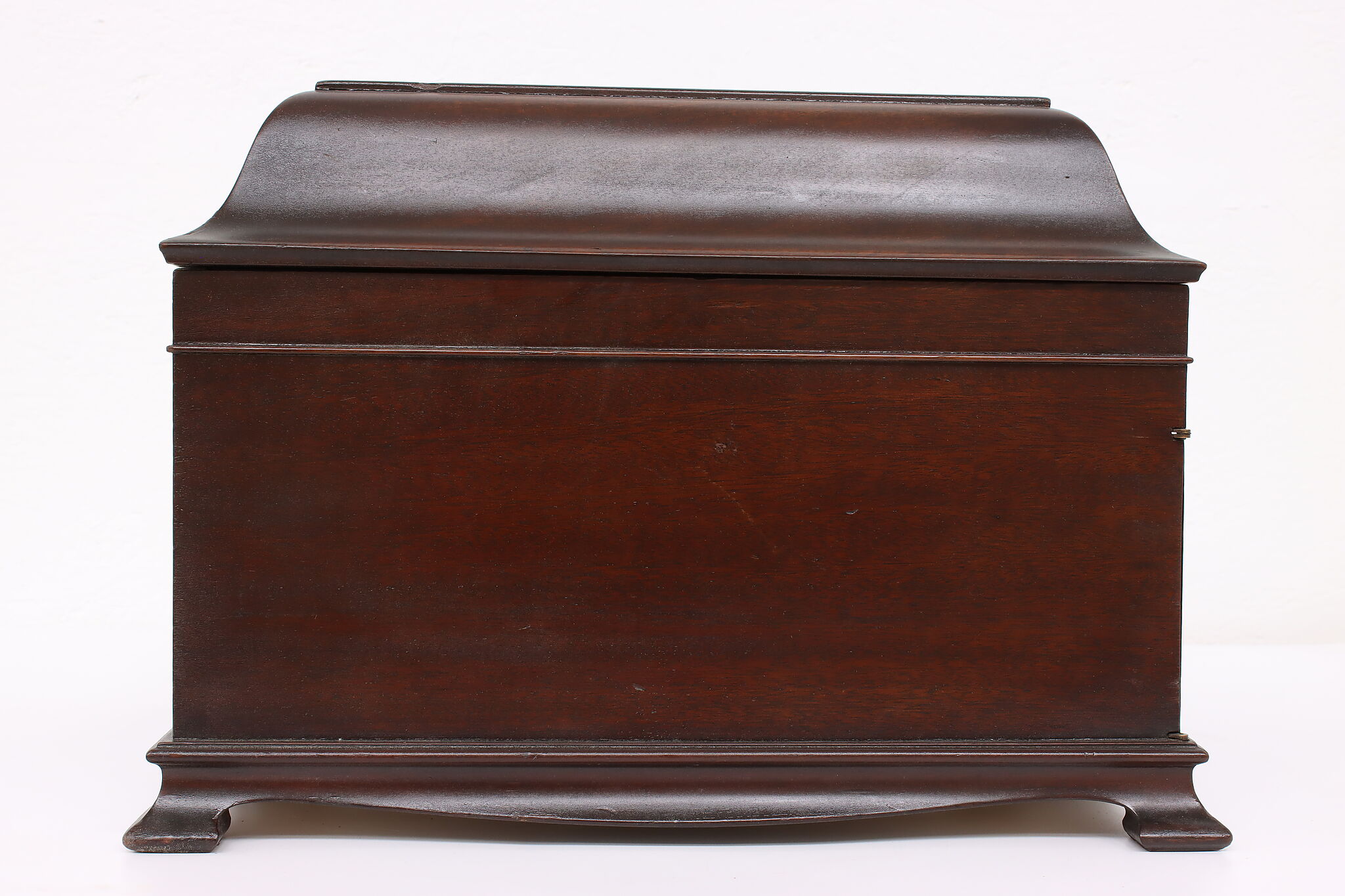 Victor Mahogany Tabletop Antique VV-IX Victrola Phonograph & Records