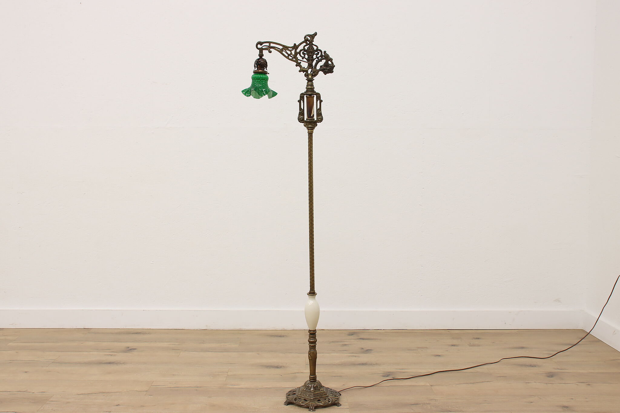 Antique bridge floor lamps discount
