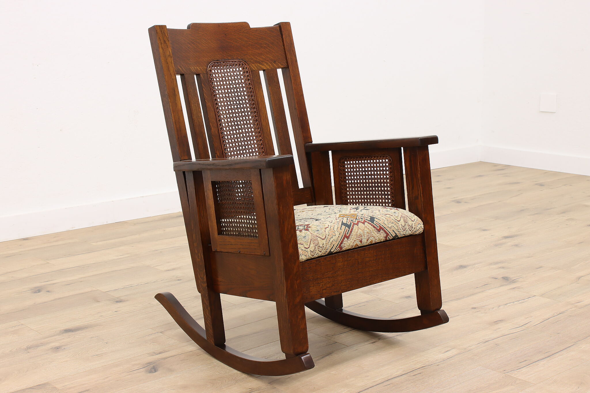 Craftsman Rocker Arts & Crafts Mission Oak Antique Rocker Craftsman Rocking Chair