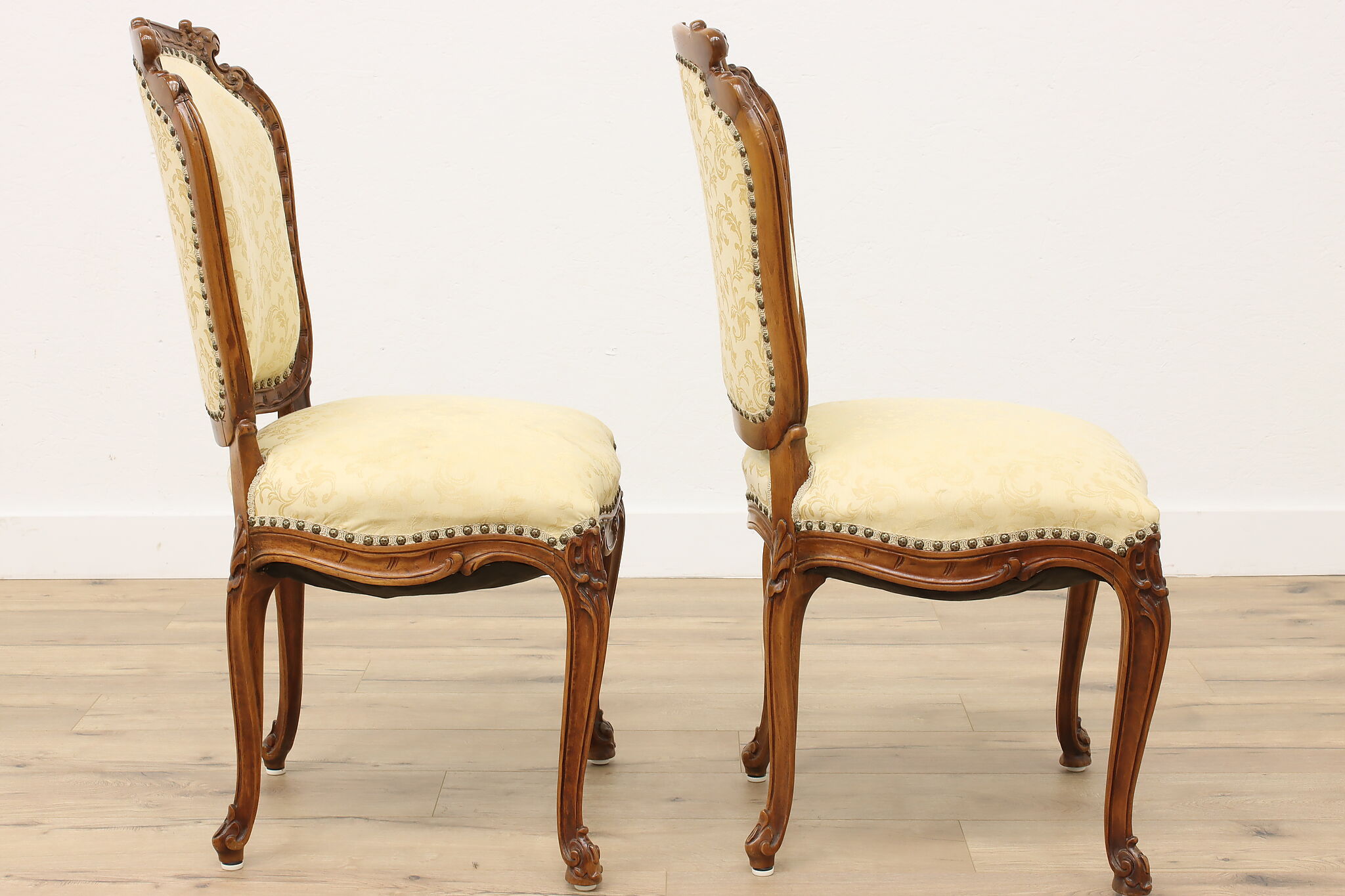 Set of Twelve French Louis XV Style Walnut Dining Chairs – Erin Lane Estate