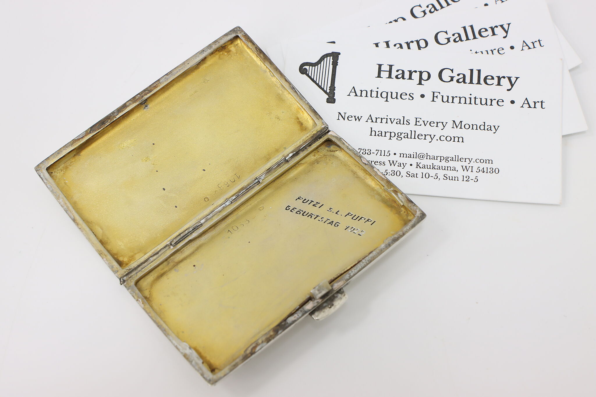 Vintage Enamel Card Case