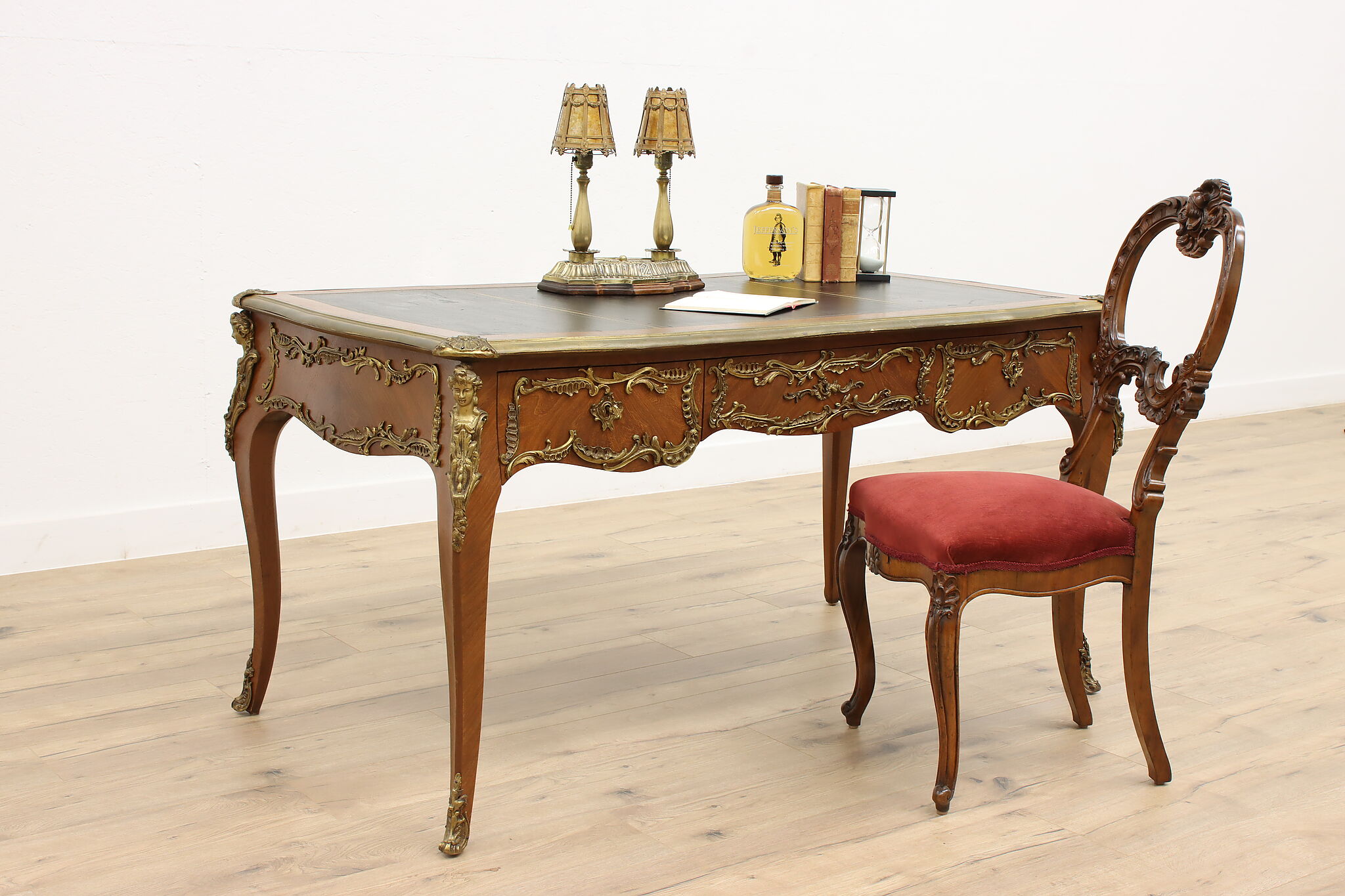 Antique French Louis XV style table / desk