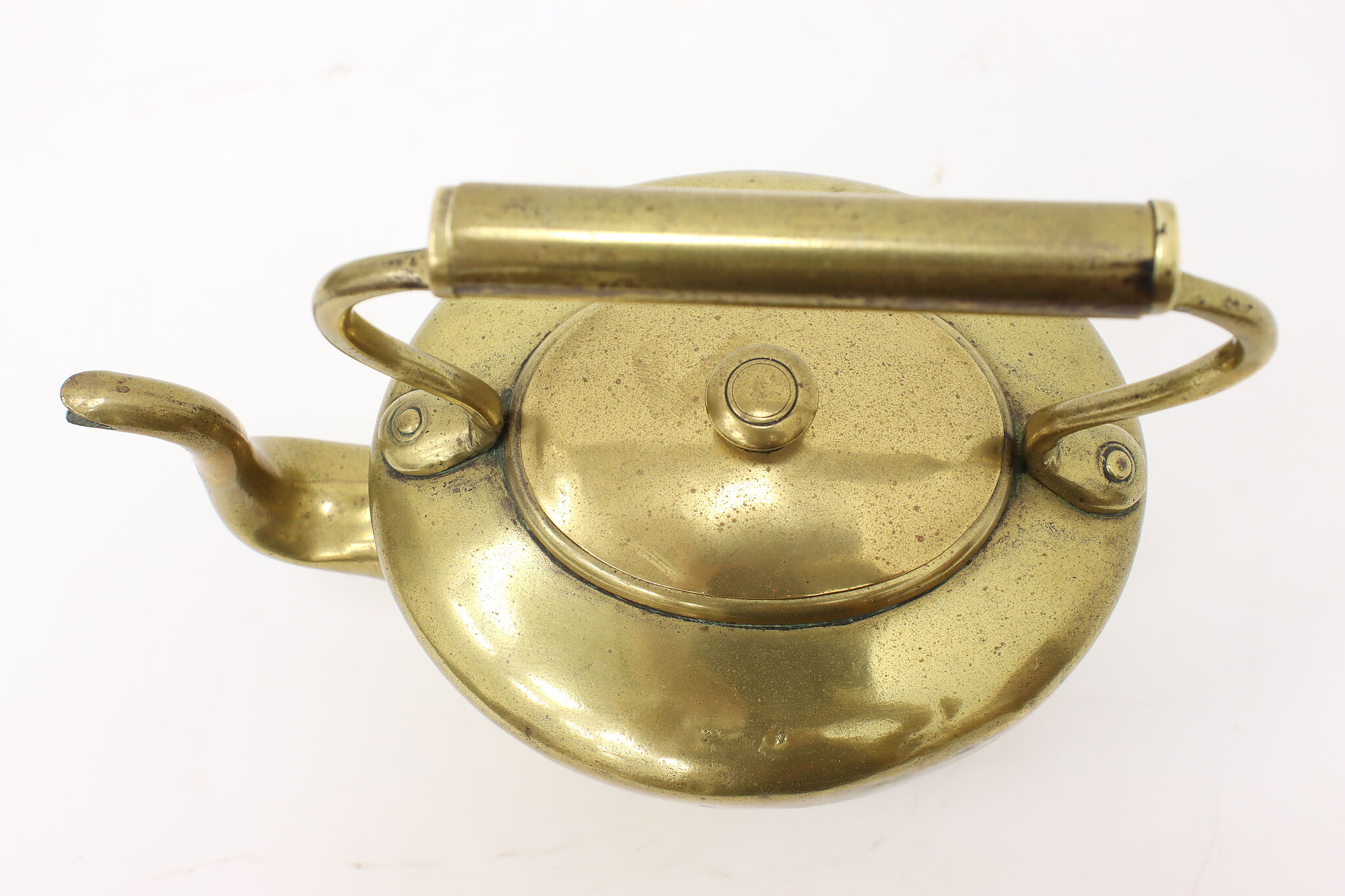 Brass Vintage Small Tea Kettle