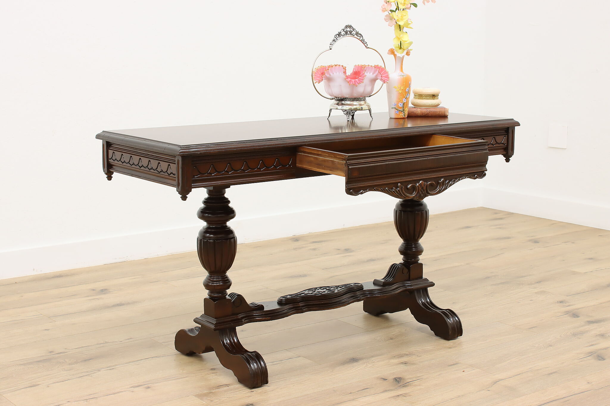 Tudor Design Antique Walnut Sofa Table