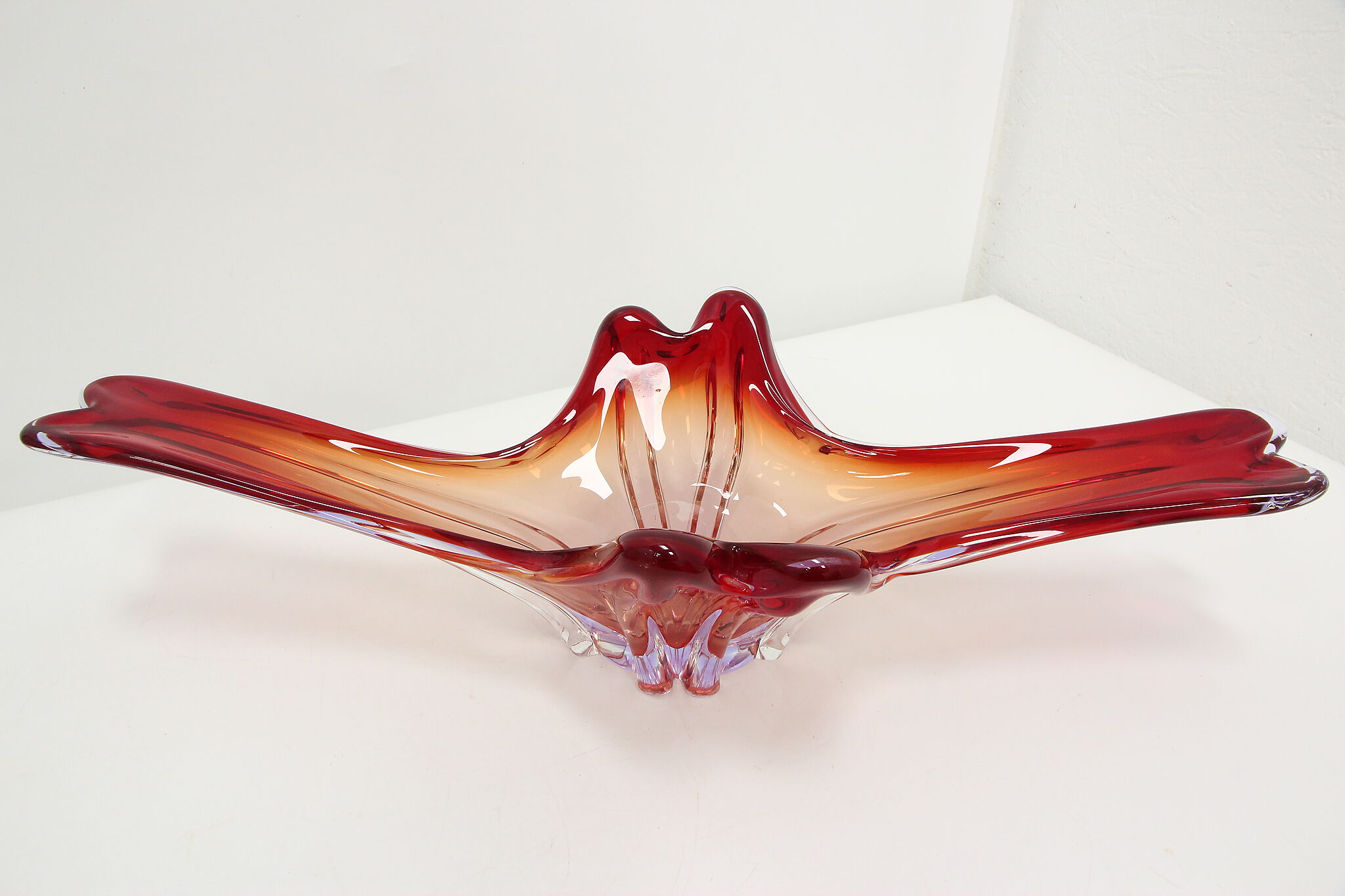 Red Glass Bowl