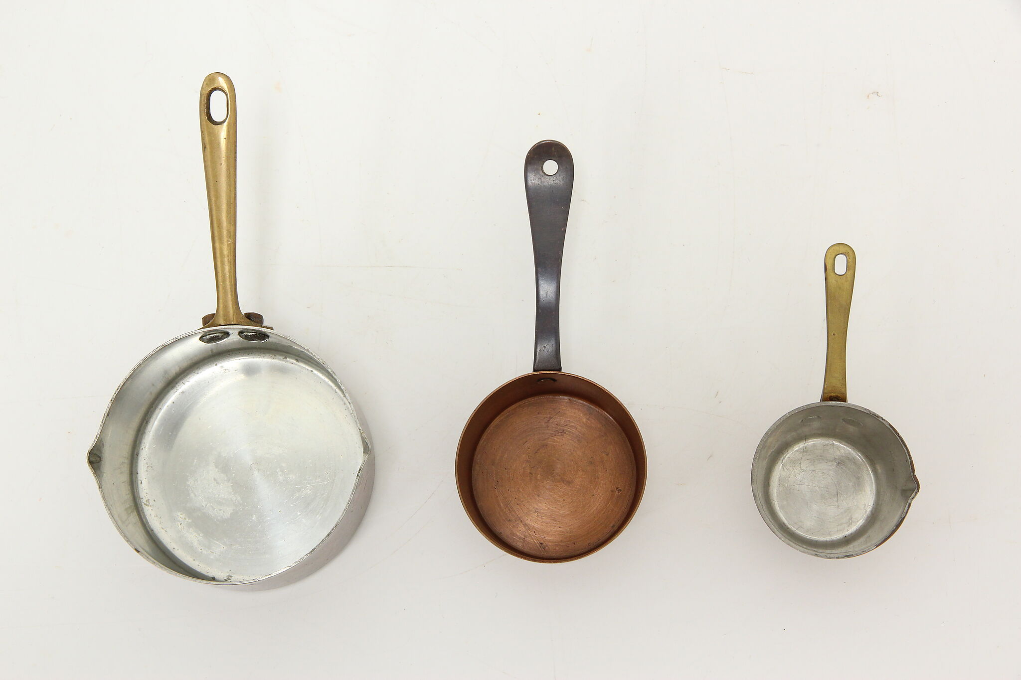 Set of 4 Farmhouse Copper Vintage Individual Baking Pans, Bazar