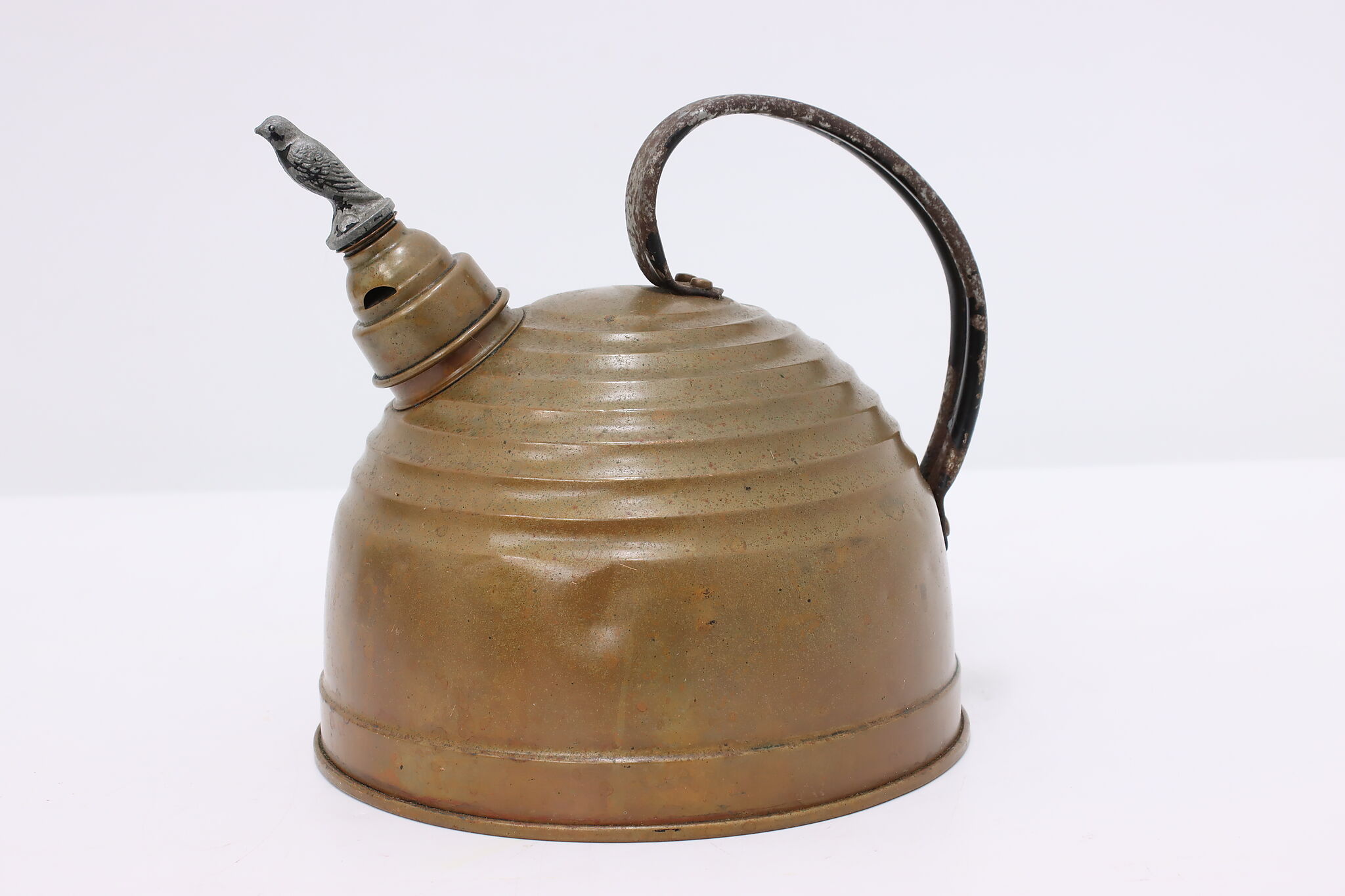 Farmhouse Antique Copper Large Tea Kettle or Pot #46277