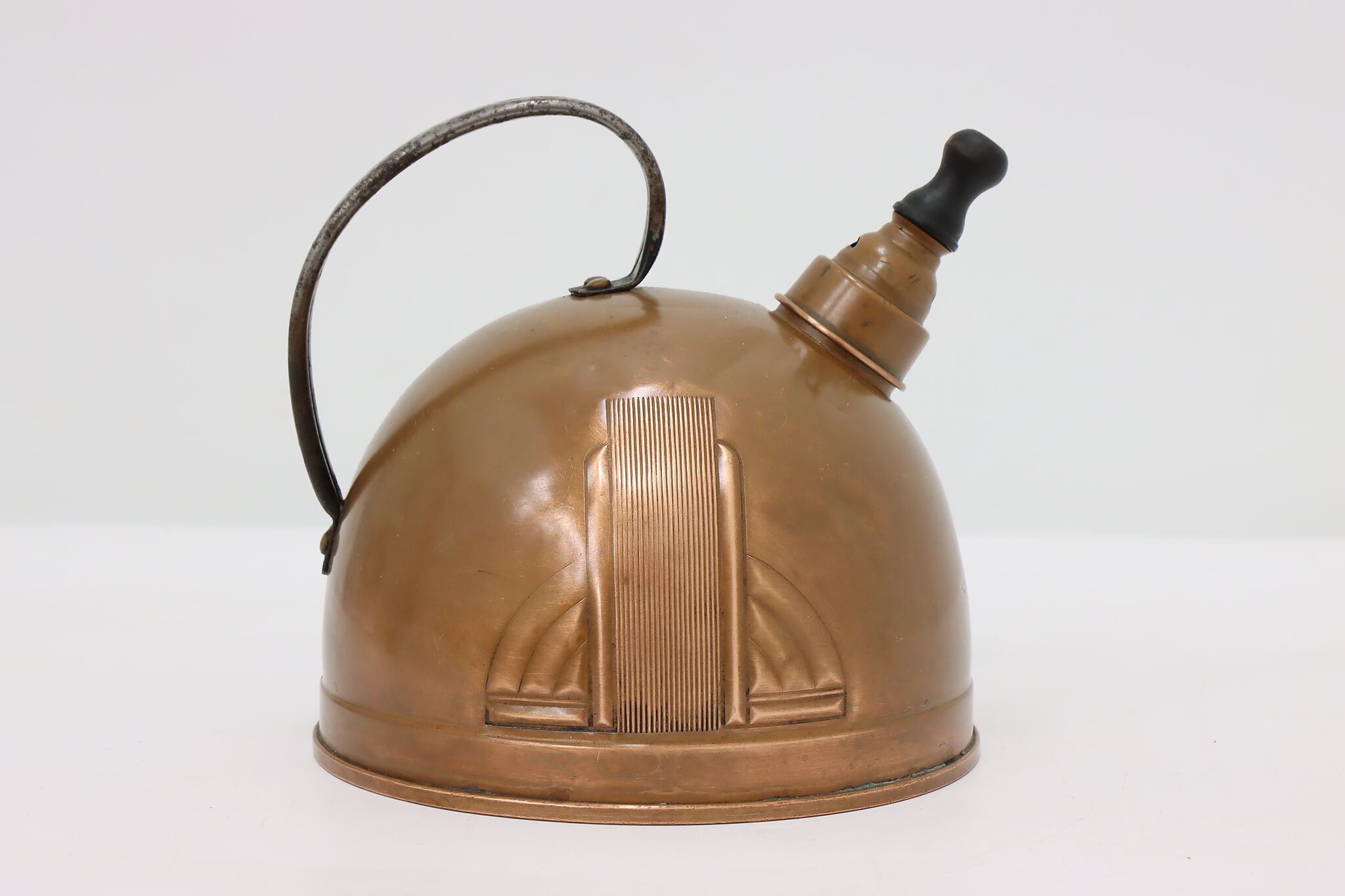 Antique Whistling Copper Tea pot / tea kettle – England pat no