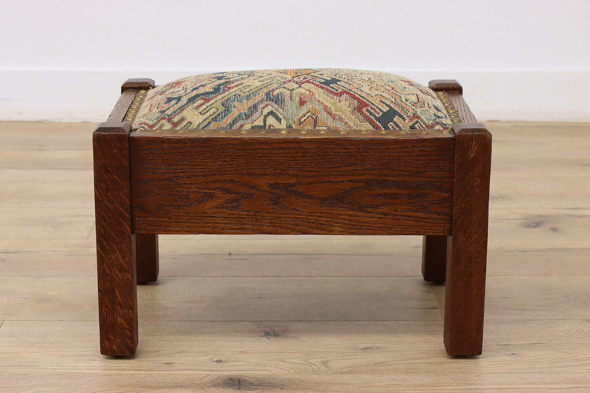 Craft Footstool Mission Oak Arts & Crafts Antique Craftsman Footstool