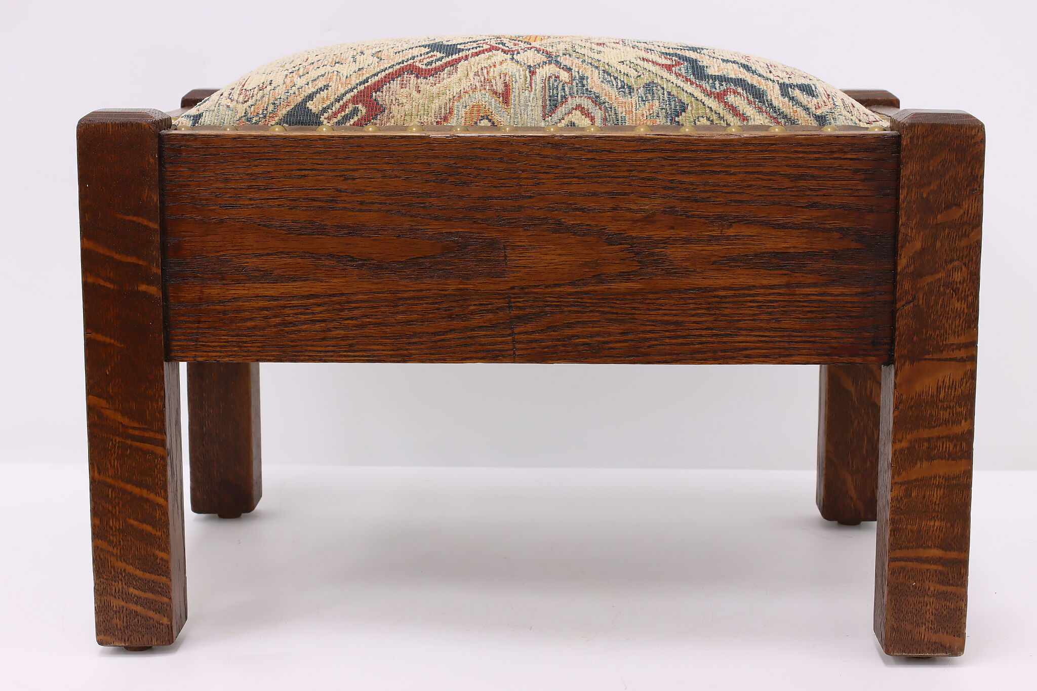Craft Footstool Mission Oak Arts & Crafts Antique Craftsman Footstool