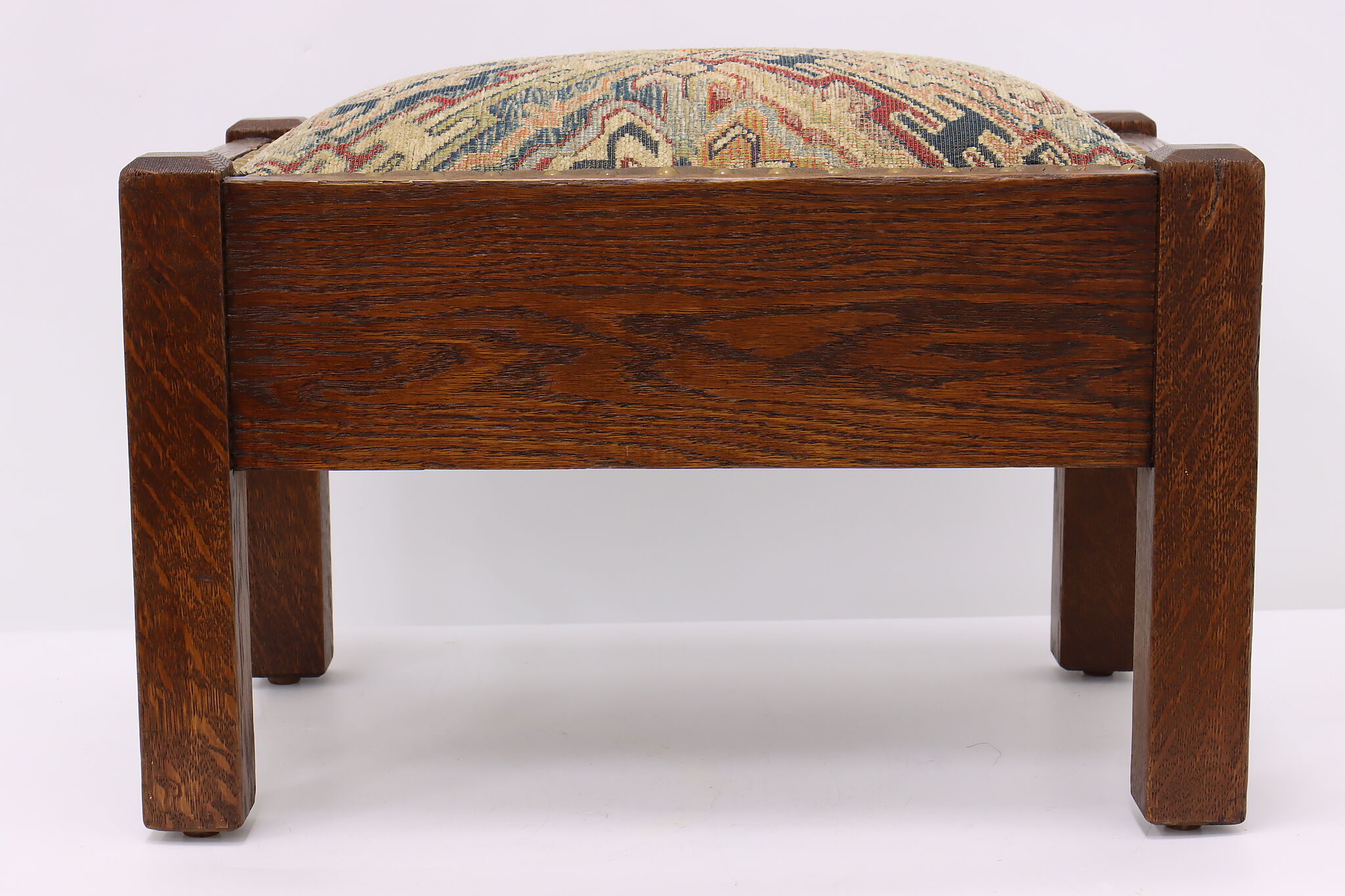 Craft Footstool Mission Oak Arts & Crafts Antique Craftsman Footstool