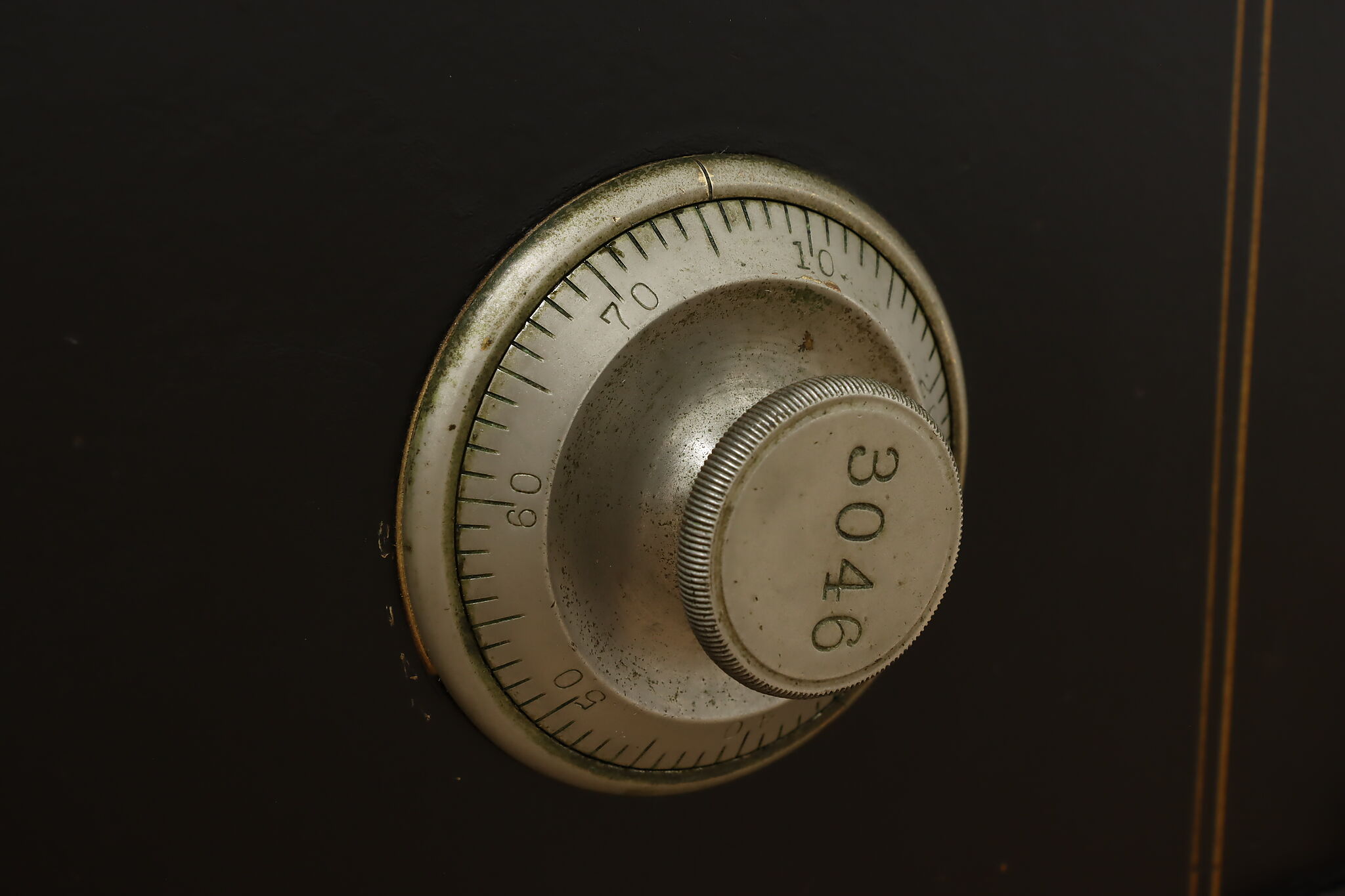 Victorian Antique Combination Lock Iron Safe, Herring Hall