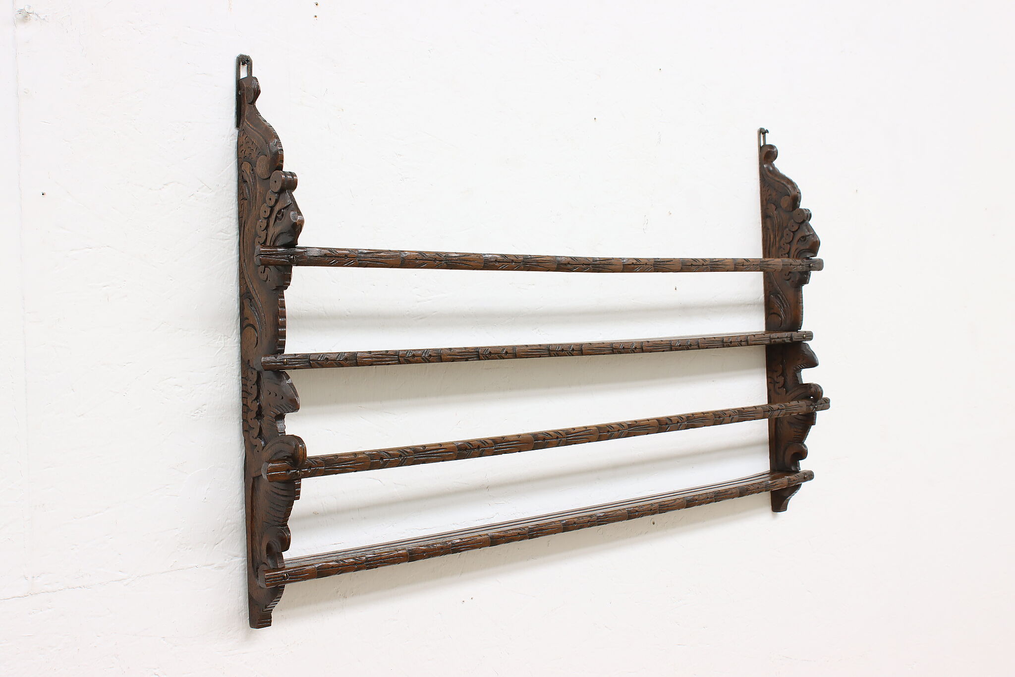 Wrought iron sales horizontal plate racks