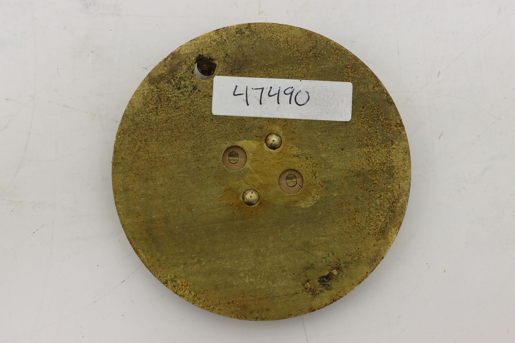 Brass Antique Butler Button or Floor Switch